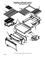 Предварительный просмотр 5 страницы Whirlpool GR773LXSB0 Parts List