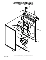 Предварительный просмотр 7 страницы Whirlpool GR9FHMXVB - 19 Cubic Foot Parts Manual