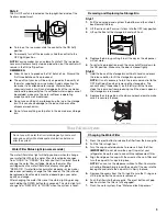 Предварительный просмотр 9 страницы Whirlpool GS2KVAXVS User Instructions