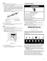 Предварительный просмотр 5 страницы Whirlpool GS2KVAXVS00 User Instructions