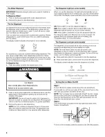 Предварительный просмотр 8 страницы Whirlpool GS2KVAXVS00 User Instructions