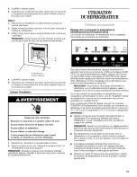 Предварительный просмотр 21 страницы Whirlpool GS2KVAXVS00 User Instructions