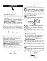 Предварительный просмотр 8 страницы Whirlpool GS2KVAXVS02 User Instructions