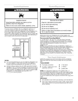 Предварительный просмотр 3 страницы Whirlpool GS2KVAXVS03 User Instructions