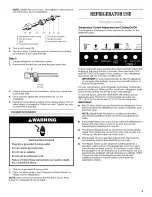 Предварительный просмотр 5 страницы Whirlpool GS2KVAXVS03 User Instructions