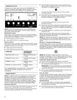 Предварительный просмотр 6 страницы Whirlpool GS2KVAXVS03 User Instructions