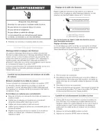 Preview for 25 page of Whirlpool GS440LEMB1 Installation Instructions And Operation Manual