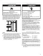 Предварительный просмотр 3 страницы Whirlpool GS6NHAXV User Instructions