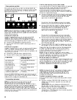 Предварительный просмотр 22 страницы Whirlpool GS6NHAXV User Instructions