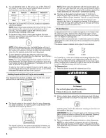 Предварительный просмотр 8 страницы Whirlpool GS6NHAXVA05 User Instructions