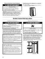 Preview for 36 page of Whirlpool GS6NHAXVS - 25 Cubic Foot Qualifi User Manual