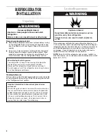 Preview for 4 page of Whirlpool GS6SHANLB00 Use & Care Manual