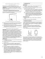 Preview for 19 page of Whirlpool GSC25C4EYB00 User Instructions