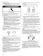 Preview for 20 page of Whirlpool GSC25C4EYB00 User Instructions