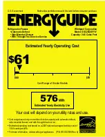 Whirlpool  GSC25C6EYB Energy Manual preview