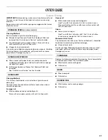 Preview for 21 page of Whirlpool GSC308 Use And Care Manual