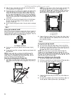 Предварительный просмотр 14 страницы Whirlpool  GSF26C4EXT User Manual