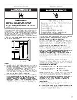 Предварительный просмотр 27 страницы Whirlpool  GSF26C4EXT User Manual