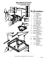 Предварительный просмотр 8 страницы Whirlpool GSQ9612KQ0 Parts List