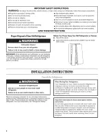 Предварительный просмотр 2 страницы Whirlpool GSS30C6EYB00 User Instructions