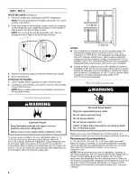 Предварительный просмотр 6 страницы Whirlpool GSS30C6EYB00 User Instructions