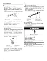 Предварительный просмотр 8 страницы Whirlpool GSS30C6EYB00 User Instructions