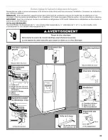 Предварительный просмотр 23 страницы Whirlpool GSS30C6EYB00 User Instructions