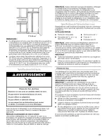 Предварительный просмотр 27 страницы Whirlpool GSS30C6EYB00 User Instructions