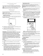 Предварительный просмотр 12 страницы Whirlpool GSS30C6EYB02 User Instructions