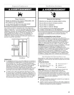 Предварительный просмотр 27 страницы Whirlpool GSS30C6EYB02 User Instructions