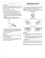 Предварительный просмотр 8 страницы Whirlpool GT1SHTXMQ00 Use & Care Manual