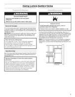 Предварительный просмотр 3 страницы Whirlpool GT1SHTXMQ03 Use & Care Manual