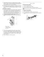 Предварительный просмотр 6 страницы Whirlpool GT22DKXGW01 Use & Care Manual