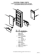 Предварительный просмотр 2 страницы Whirlpool GT4175SPB0 Parts List