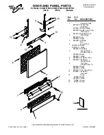 Preview for 1 page of Whirlpool GU2200XTSB0 Parts List