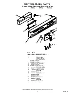 Preview for 2 page of Whirlpool GU2200XTSB0 Parts List