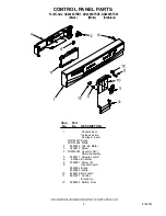 Preview for 2 page of Whirlpool GU2200XTSB1 Parts List