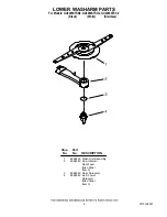 Preview for 4 page of Whirlpool GU2200XTSB2 Parts List