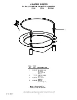 Preview for 5 page of Whirlpool GU2200XTSB2 Parts List