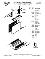 Предварительный просмотр 1 страницы Whirlpool GU2200XTSB3 Parts List