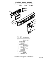 Предварительный просмотр 2 страницы Whirlpool GU2200XTSB3 Parts List