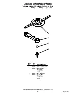 Предварительный просмотр 4 страницы Whirlpool GU2200XTSB3 Parts List