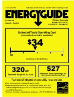 Предварительный просмотр 1 страницы Whirlpool GU2275XTVB Energy Manual