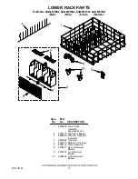 Предварительный просмотр 13 страницы Whirlpool GU2300XTS Parts List