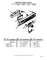 Предварительный просмотр 2 страницы Whirlpool GU2455XTSB1 Parts List