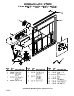 Предварительный просмотр 3 страницы Whirlpool GU2455XTSB1 Parts List