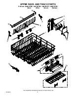 Предварительный просмотр 11 страницы Whirlpool GU2455XTSB1 Parts List
