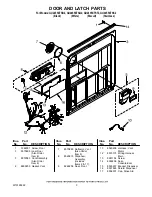 Предварительный просмотр 3 страницы Whirlpool GU2455XTSB2 Parts List