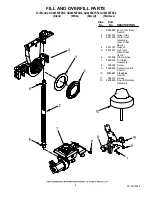 Предварительный просмотр 6 страницы Whirlpool GU2455XTSB2 Parts List