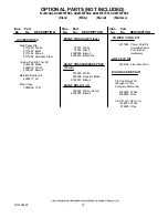 Предварительный просмотр 15 страницы Whirlpool GU2455XTSB2 Parts List